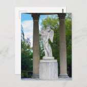 Carte Postale Statue de Cupidon, Temple de l'amour à Versailles (Devant / Derrière)