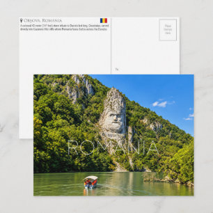 Carte Postale Statue de Decebalus, Orșova, Roumanie Voyage
