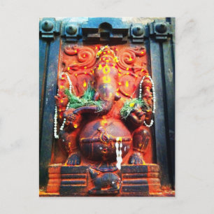 Carte Postale statue de Dieu Ganesha