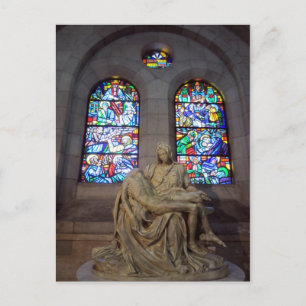 Carte Postale statue de la cathédrale