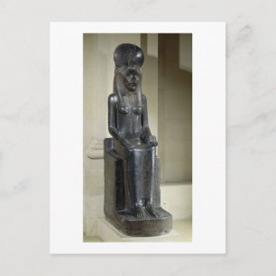 Carte Postale Statue de la déesse à tête de lion Sekhmet, de la