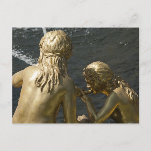 Carte Postale Statue de la fontaine (Devant)