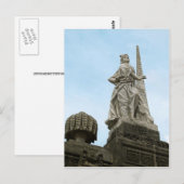 Carte Postale Statue de la Force à Bamberg (Devant / Derrière)