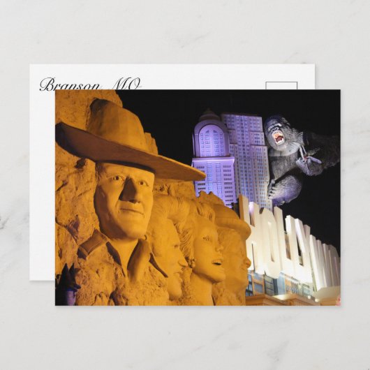 Carte Postale Statue de la Gorille #2 (Devant / Derrière)