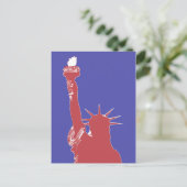 Carte postale Statue de la Liberté (Debout devant)