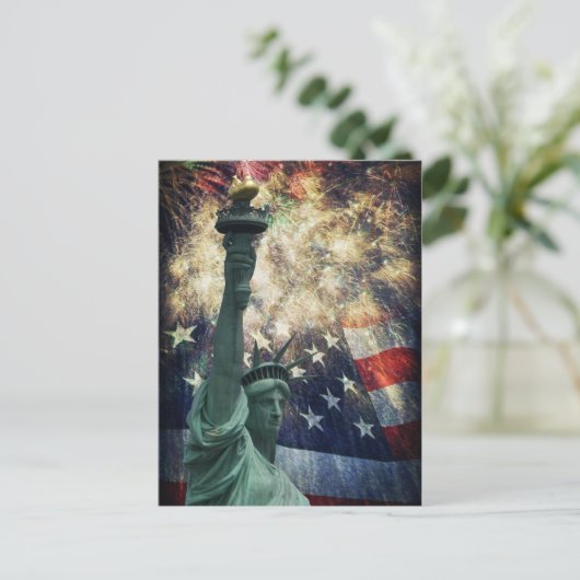 Carte Postale Statue de la Liberté (Debout devant)