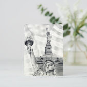 Carte postale Statue de la Liberté (Debout devant)