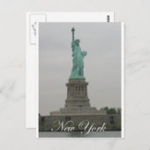 Carte Postale Statue de la Liberté (Devant / Derrière)