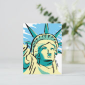 Carte Postale Statue de la Liberté (Debout devant)