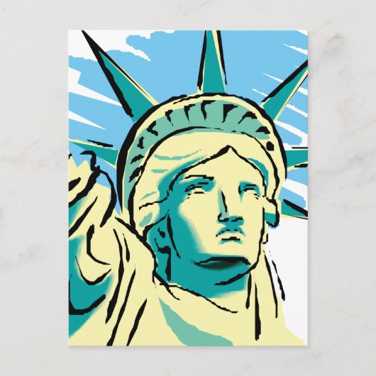 Carte Postale Statue de la Liberté (Devant)