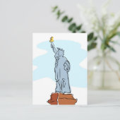 Carte Postale Statue de la Liberté (Debout devant)