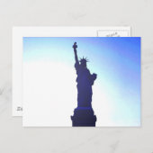 Carte Postale Statue de la Liberté (Devant / Derrière)
