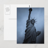 Carte Postale Statue de la Liberté (Devant / Derrière)