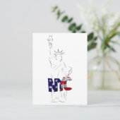 Carte Postale Statue de la Liberté (Debout devant)