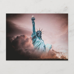 Carte Postale Statue De La Liberté