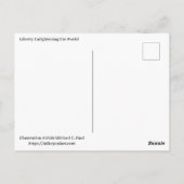 Carte Postale Statue de la Liberté (Dos)