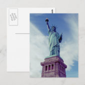 Carte Postale Statue de la Liberté (Devant / Derrière)