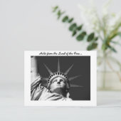 Carte postale Statue de la Liberté (Debout devant)