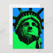 Carte Postale Statue de la Liberté (Devant / Derrière)