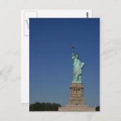 Carte Postale Statue de la liberté (Devant / Derrière)