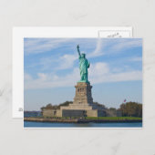 Carte Postale Statue De La Liberté (Devant / Derrière)