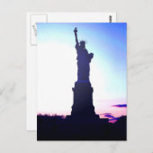 Carte Postale Statue de la Liberté (Devant / Derrière)