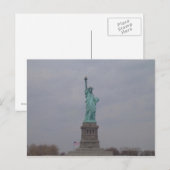 Carte Postale Statue de la Liberté (Devant / Derrière)