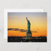 Carte Postale Statue de la Liberté (Devant / Derrière)