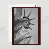 Carte Postale Statue de la Liberté (Devant / Derrière)