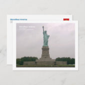 Carte Postale Statue De La Liberté (Devant / Derrière)