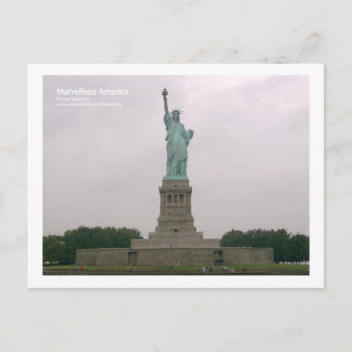 Carte Postale Statue De La Liberté