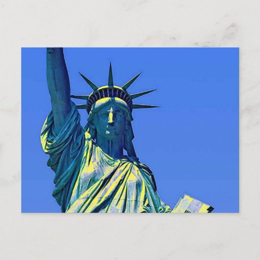 Carte postale Statue de la Liberté (Devant)