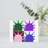 Carte Postale Statue de la Liberté (Debout devant)