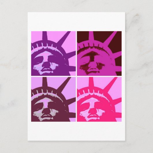 Carte Postale Statue de la Liberté (Devant)