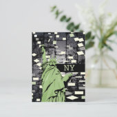 Carte Postale Statue de la Liberté (Debout devant)