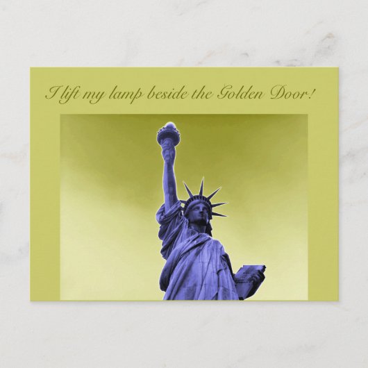 Carte Postale Statue de la Liberté (Devant)