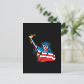 Carte Postale Statue De La Liberté (Debout devant)