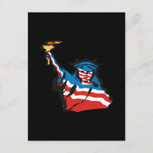Carte Postale Statue De La Liberté