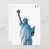 Carte Postale Statue de la liberté (Devant / Derrière)