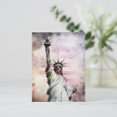 Carte Postale Statue de la Liberté (Debout devant)