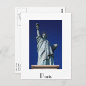 Carte Postale Statue de la Liberté (Devant / Derrière)