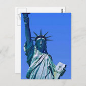 Carte Postale Statue de la Liberté (Devant / Derrière)