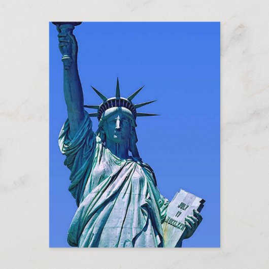 Carte Postale Statue de la Liberté (Devant)