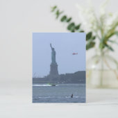 Carte Postale Statue De La Liberté (Debout devant)