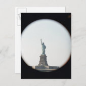 Carte Postale Statue de la Liberté, 1886 (Devant / Derrière)