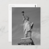 Carte Postale Statue de la Liberté 3 (Devant / Derrière)