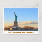 Carte Postale Statue de la Liberté à New York (Devant)