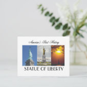 Carte Postale Statue de la Liberté d'ABH (Debout devant)