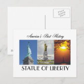 Carte Postale Statue de la Liberté d'ABH (Devant / Derrière)