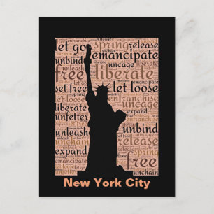 Carte Postale Statue de la Liberté de New York